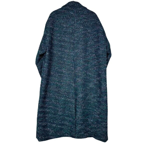 Liz Claiborne Long Overcoat Womens XXL Pockets Button Professional Career Dressy - Picture 2 of 13